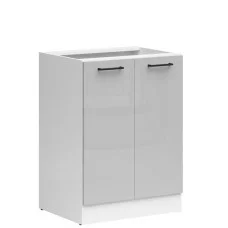 Cabinet JUNONA LINE D2D/60/82 BBL BRW light gray gloss